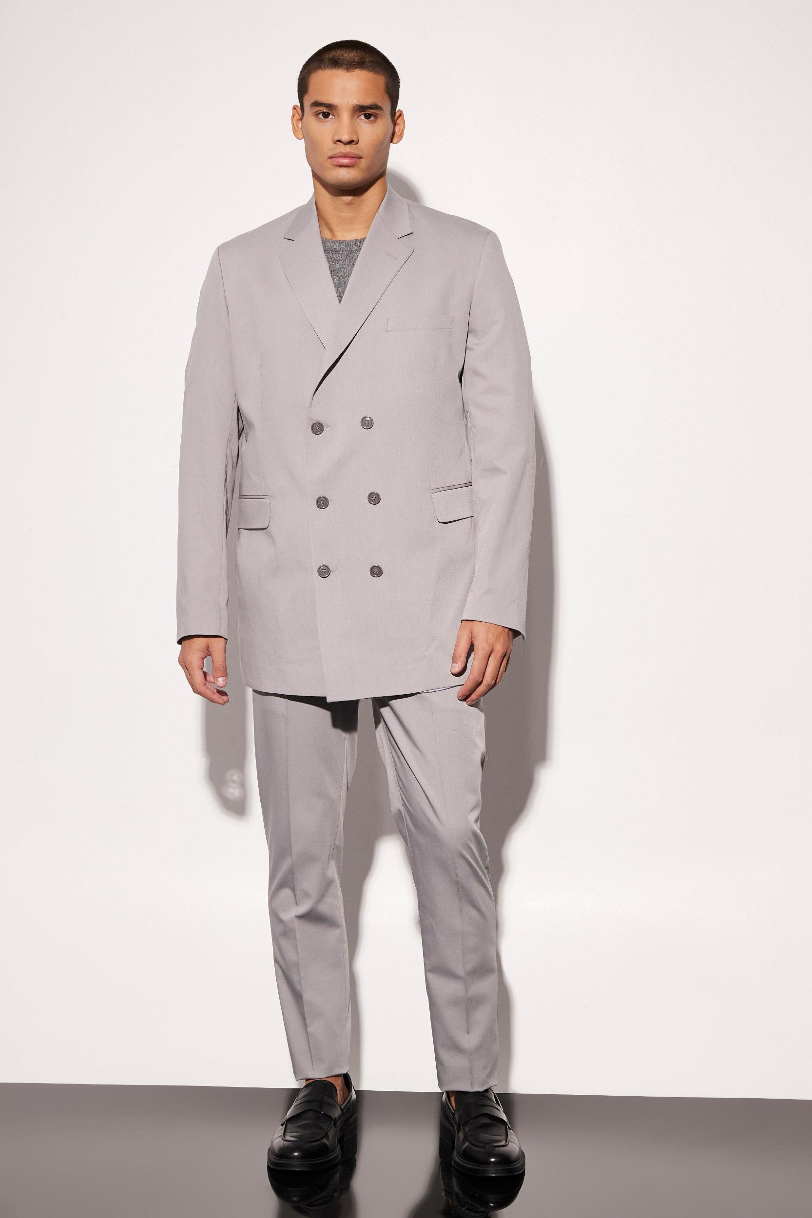 Double Breasted Oversized Blazer | boohooMAN USA Product Image