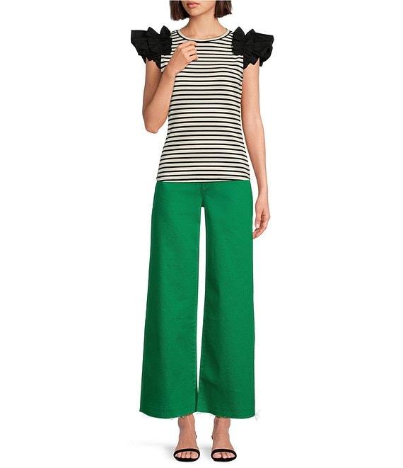 Gibson & Latimer Perfect Fit Palazzo Twill Pants Product Image