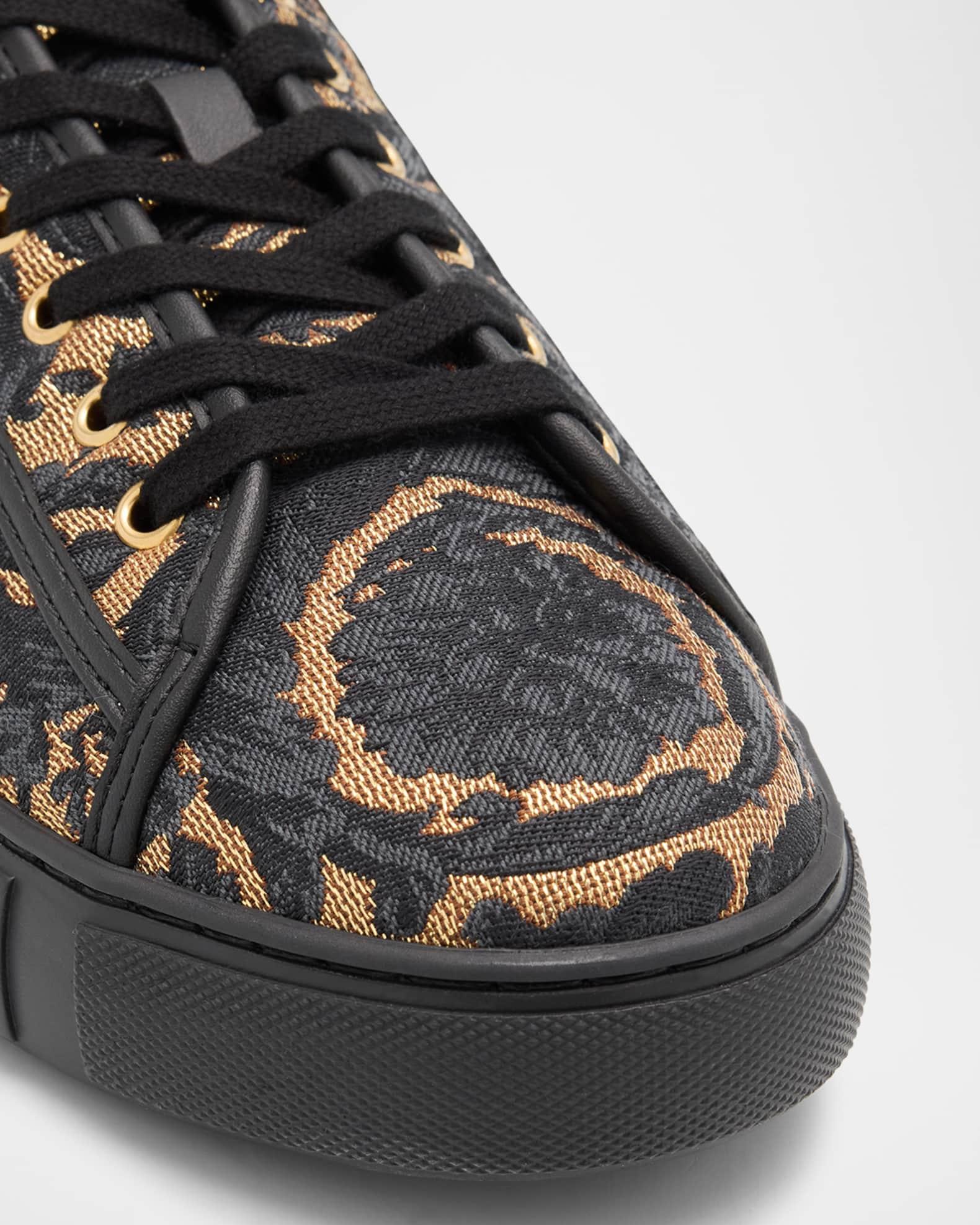 Men's Baroque Jacquard Low-Top Sneakers Product Image
