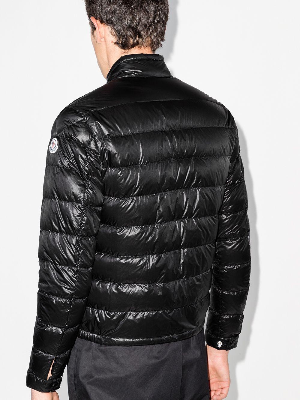 padded zip-front jacket Product Image
