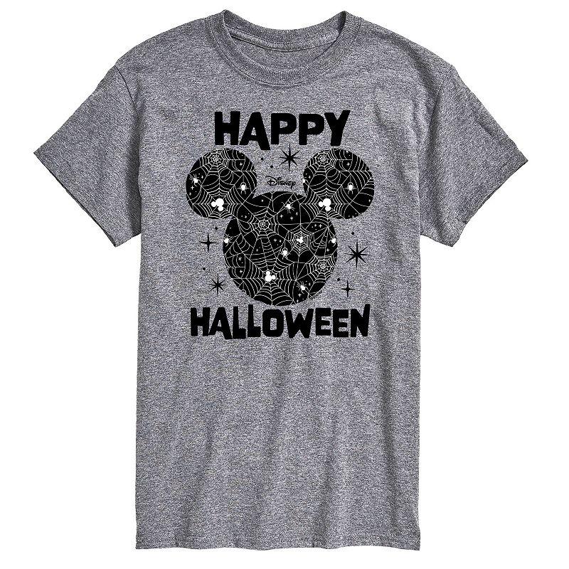 Disney's Mickey Mouse & Friends Big & Tall Happy Halloween Silhoette Graphic Tee, Men's,  Product Image