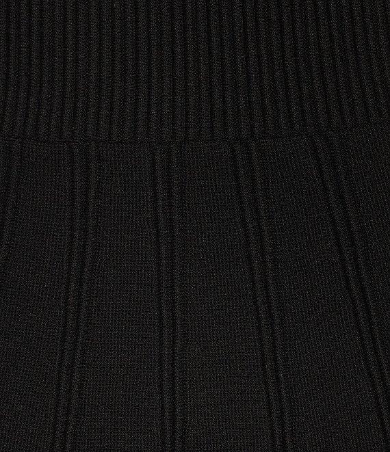 BOSS By Hugo Boss Frankina Compact Knit Scoop Neck Short Sleeve Fit-And-Flare Dress Product Image