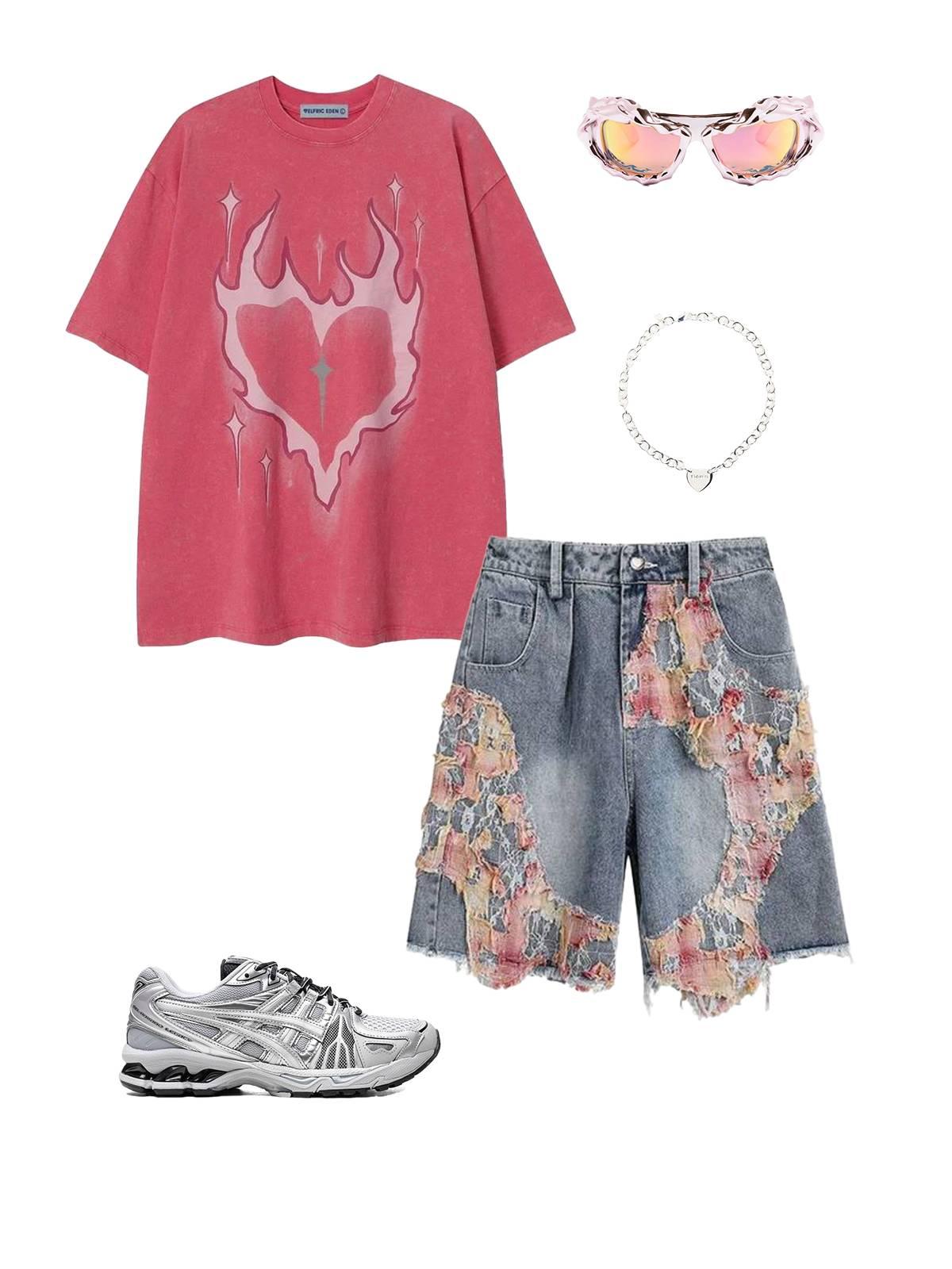 Aelfric Eden Lace Applique Jorts Product Image