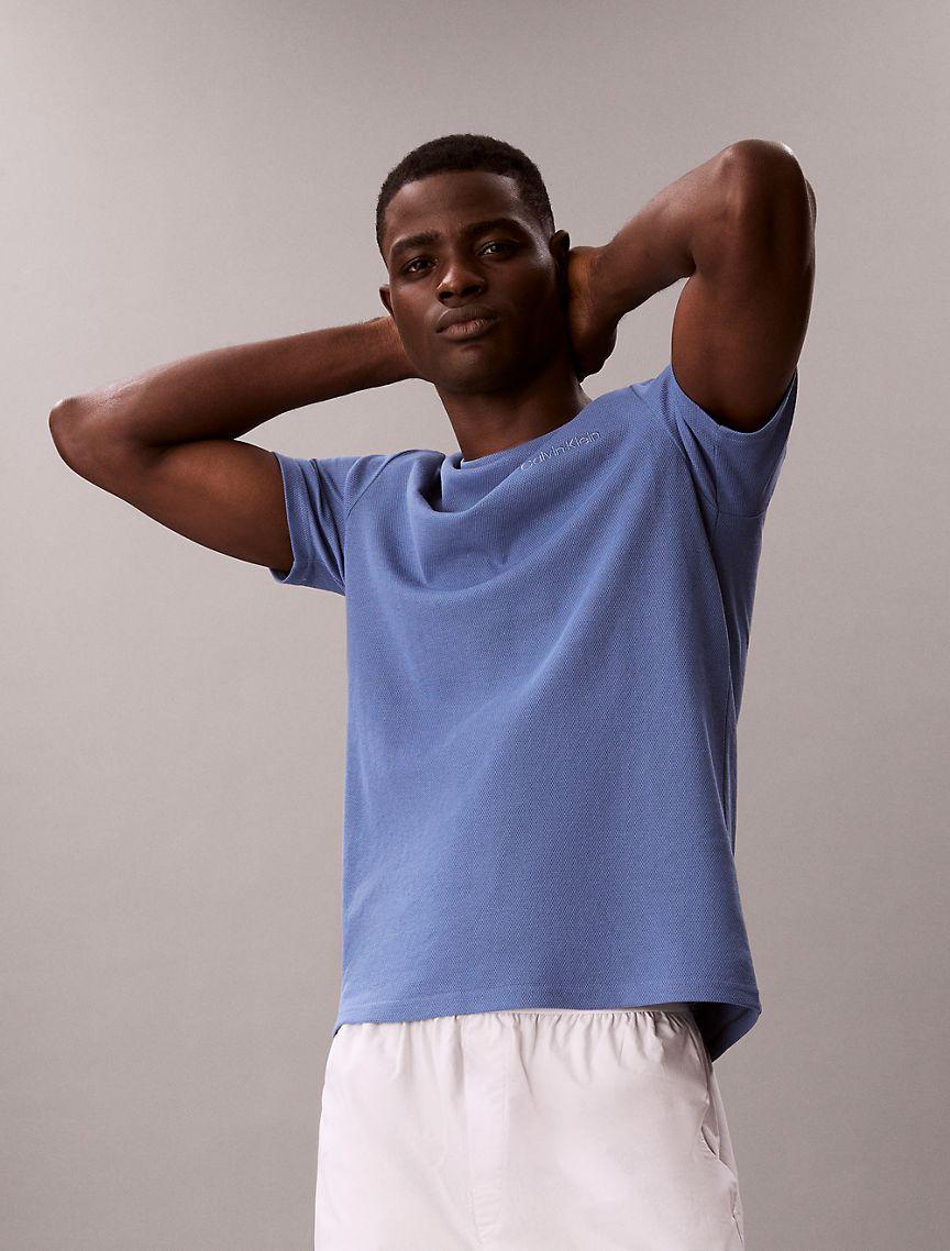 Pique Crewneck Sleep T-Shirt Product Image