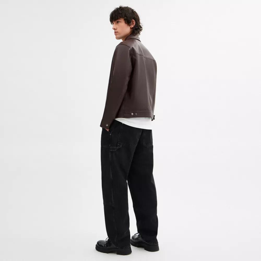 Heritage C Lightweight Leather Jacket Product Image