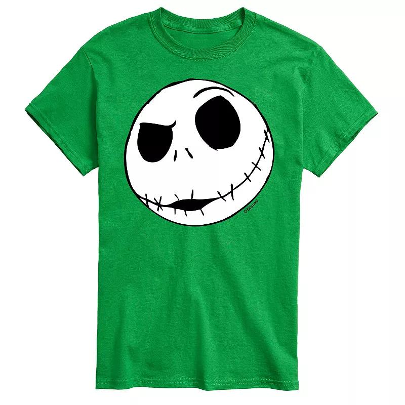 Disney's The Nightmare Before Christmas Jack Skellington Men's Face Graphic Tee,  Product Image