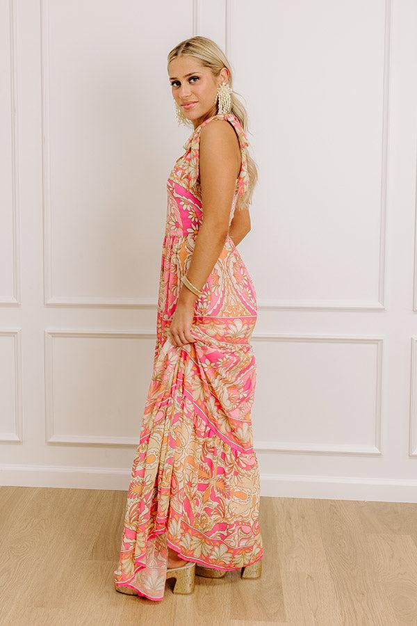 Sunshine Serenade Floral Maxi Dress Product Image