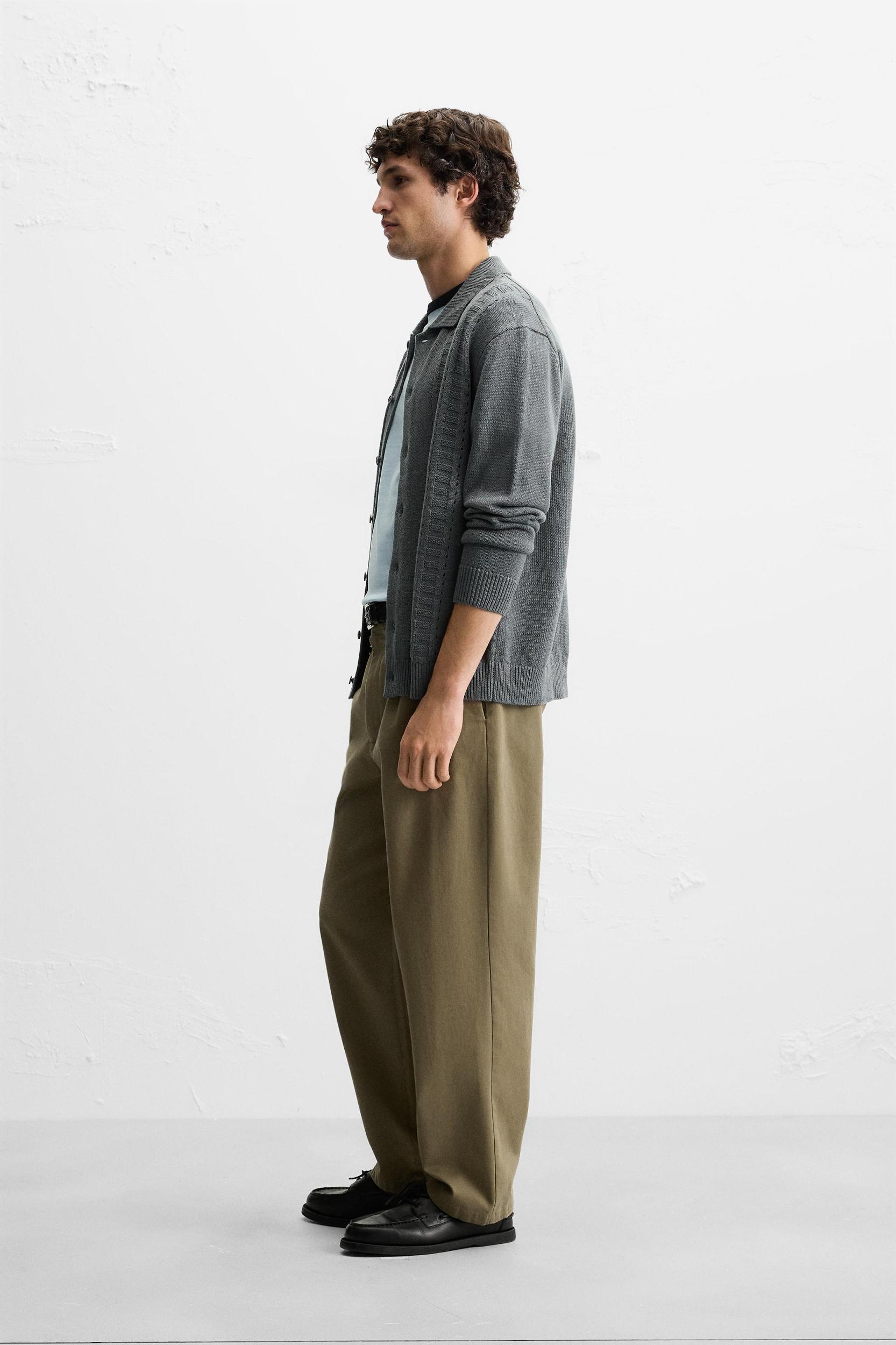 OPENWORK TEXTURED CARDIGAN Product Image