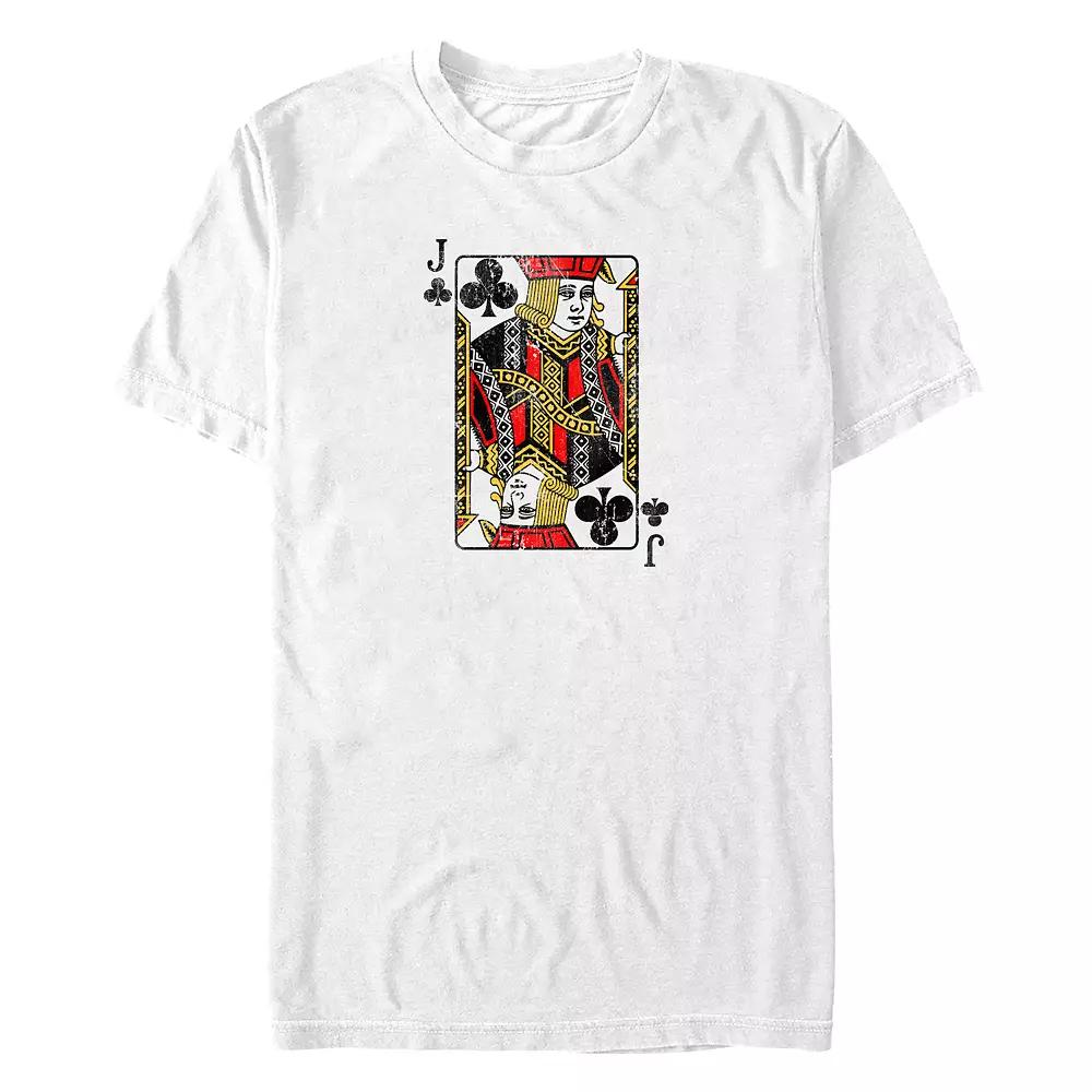 Big & Tall Jack Of Clubs Card Graphic Tee, Men's,  Product Image
