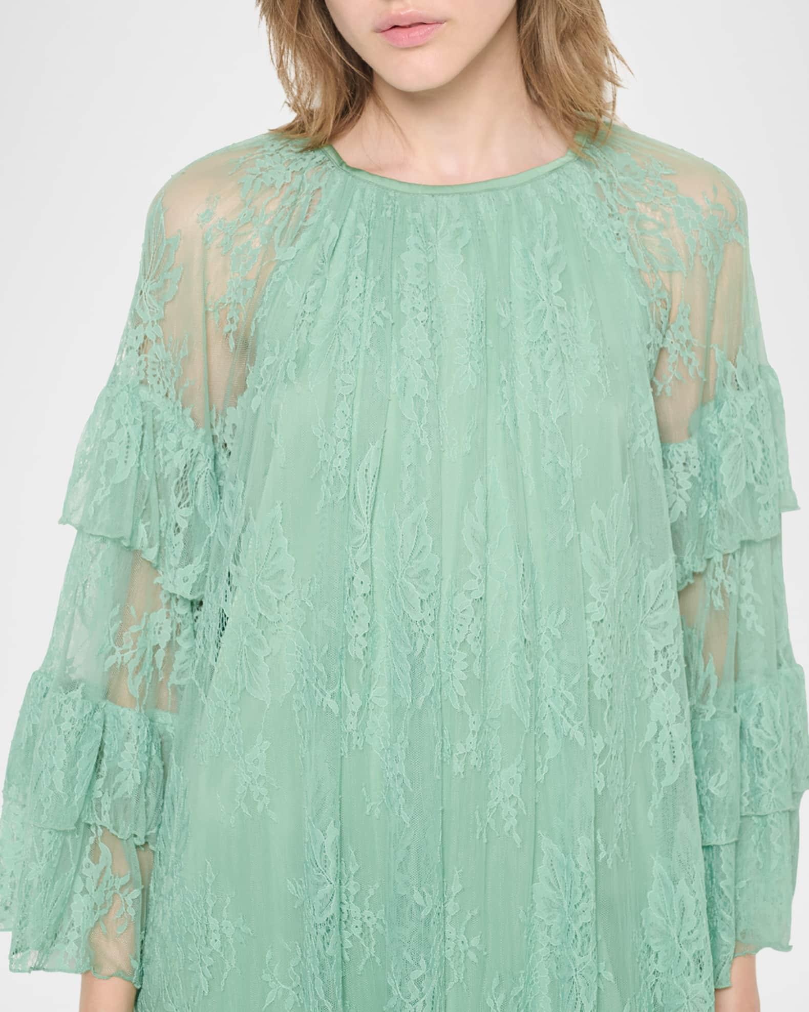 Matcha Lace Mini Dress Product Image