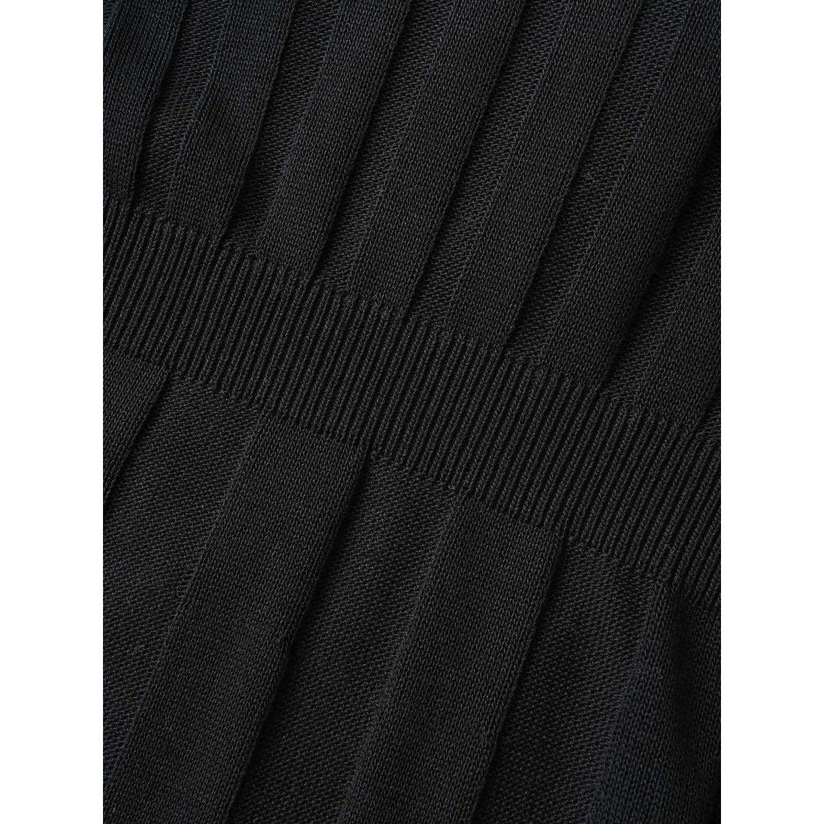 Plus Size Plain Textured Kimono Collar Cardigan Black Women Timeless Loose Long Sleeve Elegant Cardigans BloomChic 18-20/2X Product Image