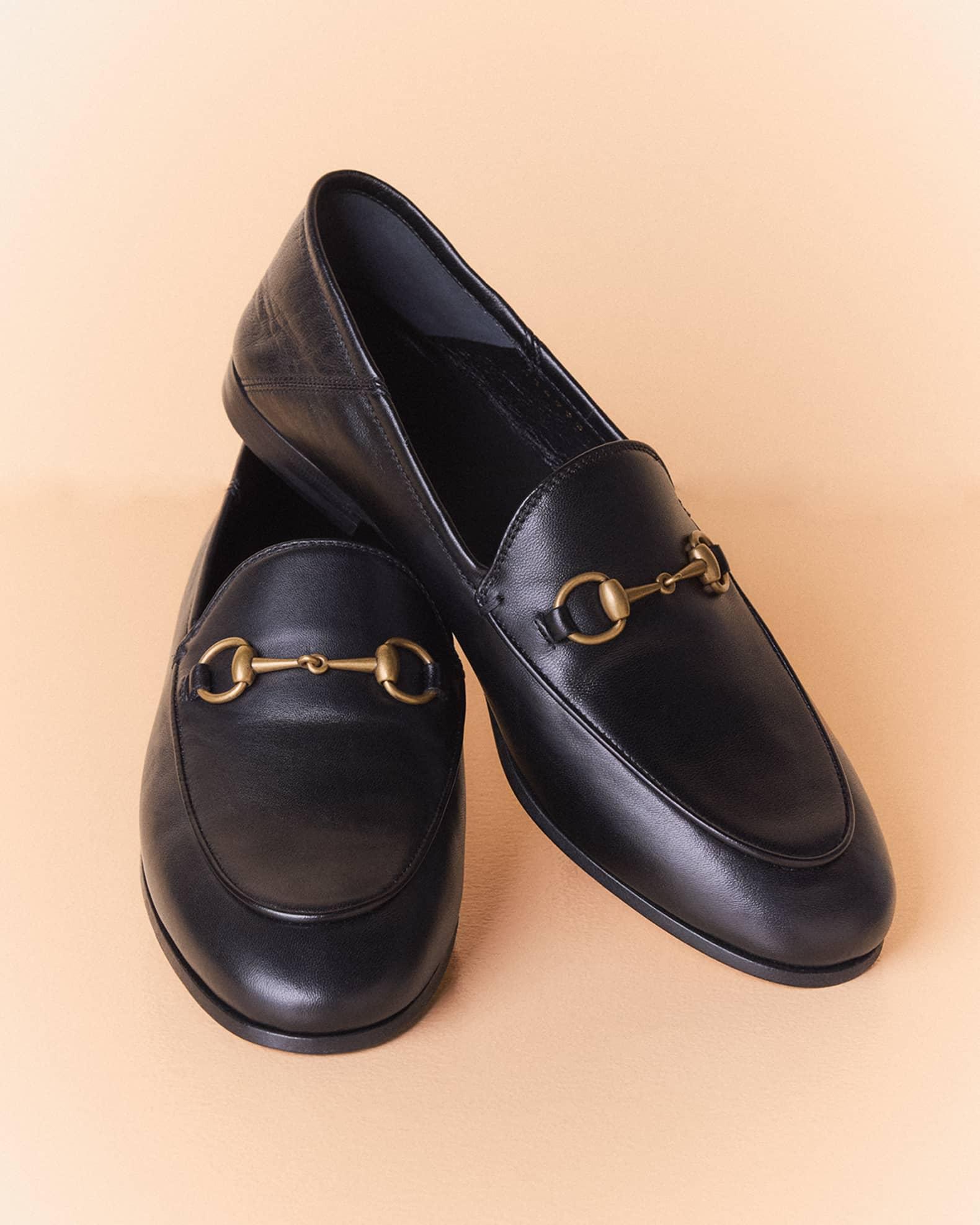Brixton Leather Horsebit Loafers Product Image