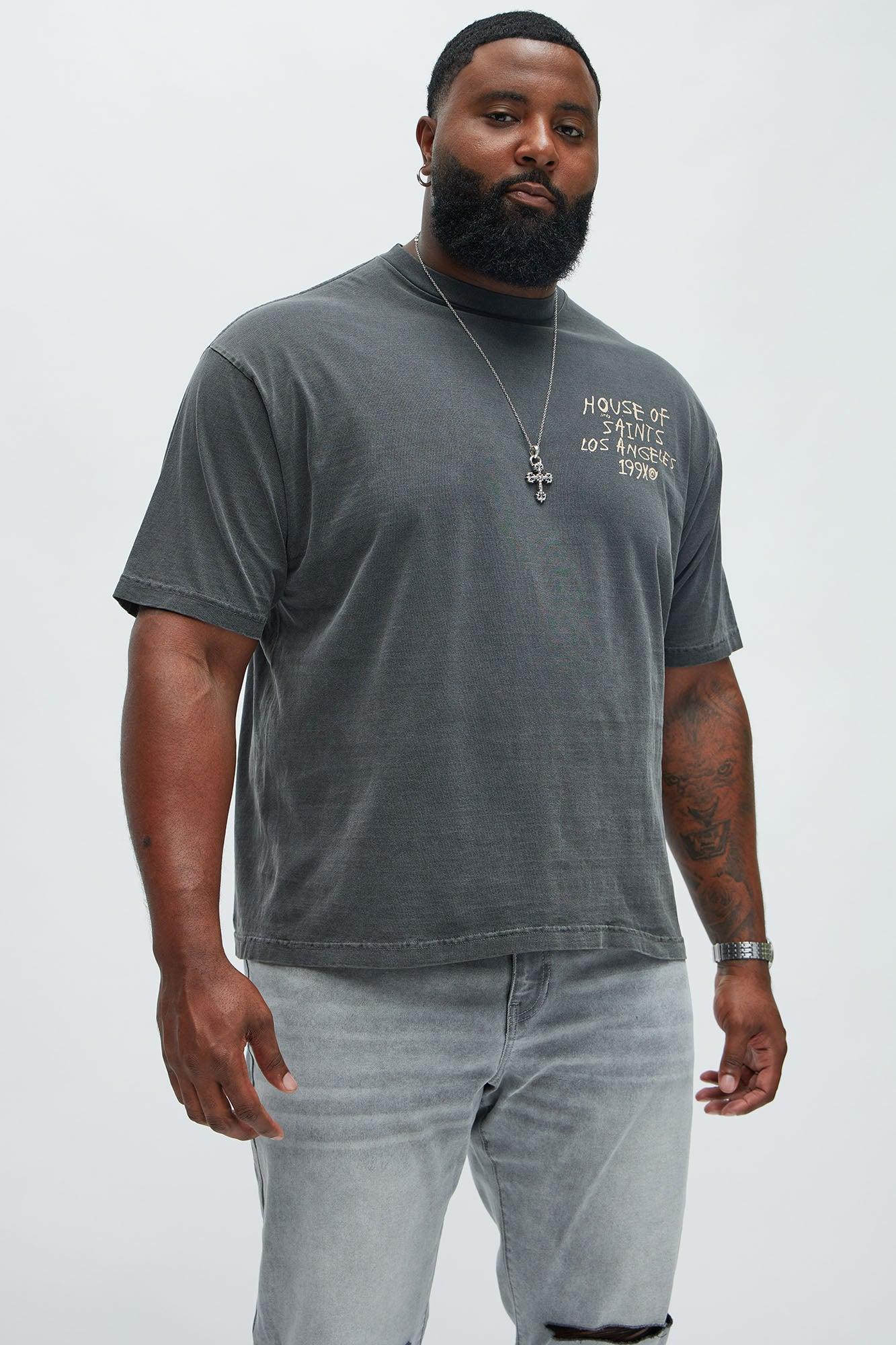 House Of Saints LA Short Sleeve Tee - Black Product Image