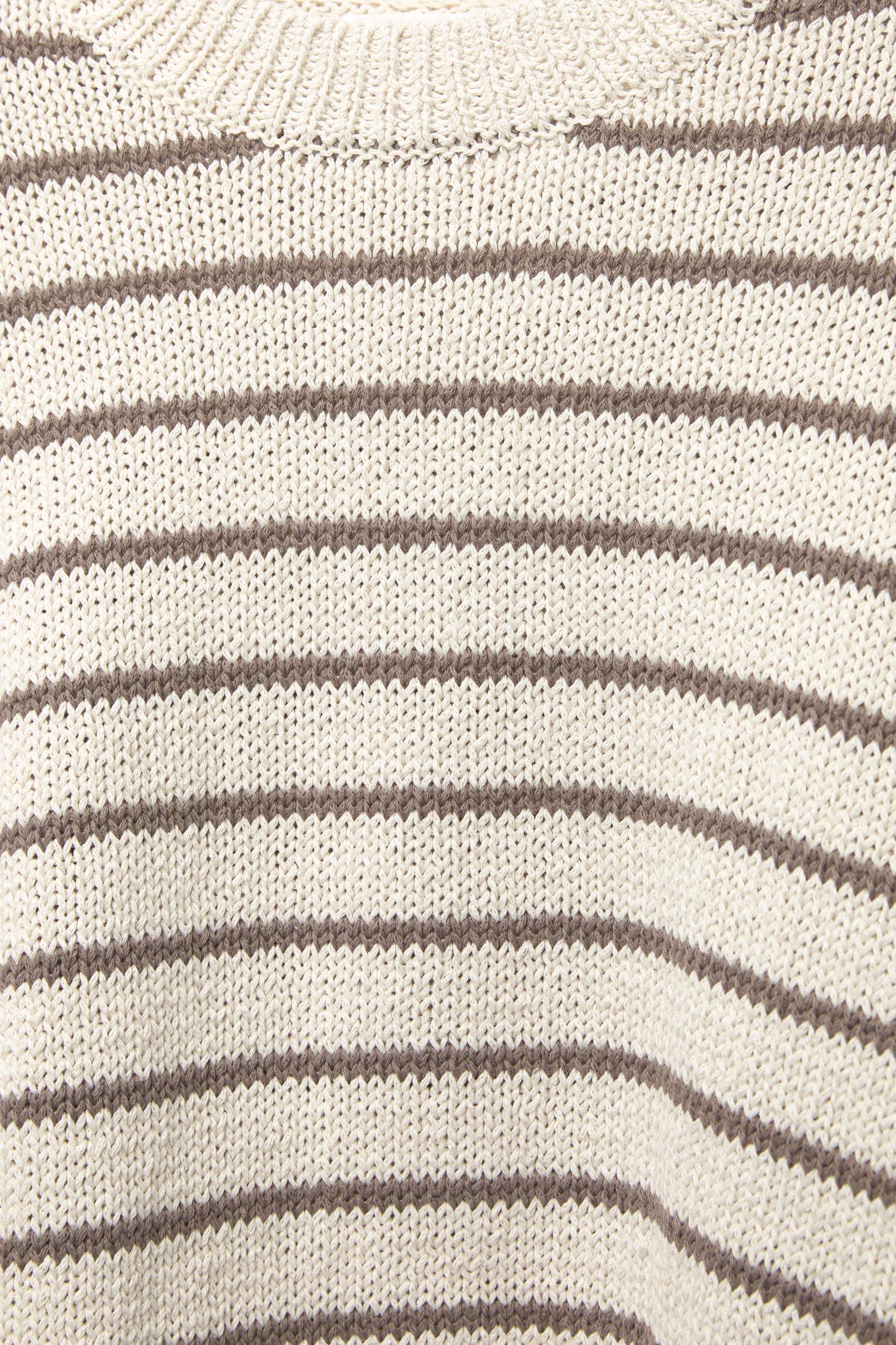 Oversize striped sweater Product Image