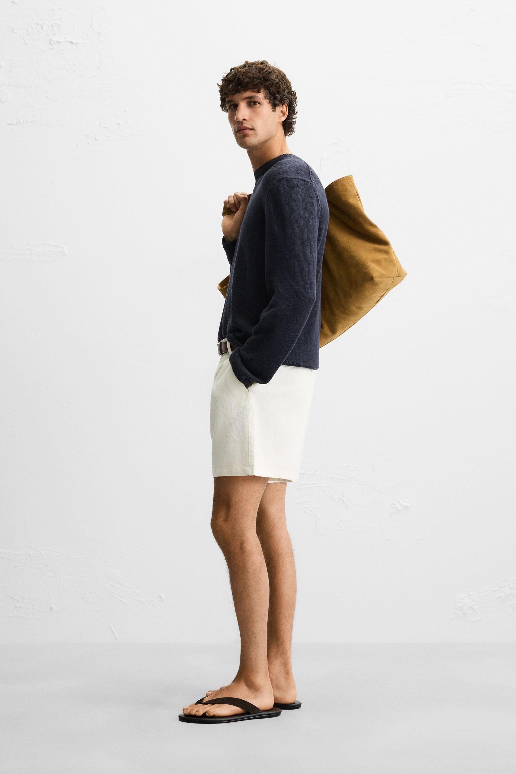 LINEN - COTTON SHORTS Product Image