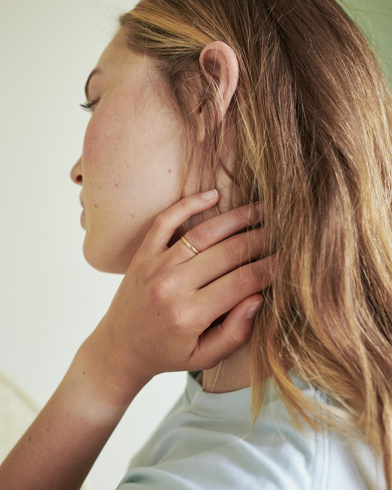 Quince | Women's 14k Gold Classic Band Rings Product Image