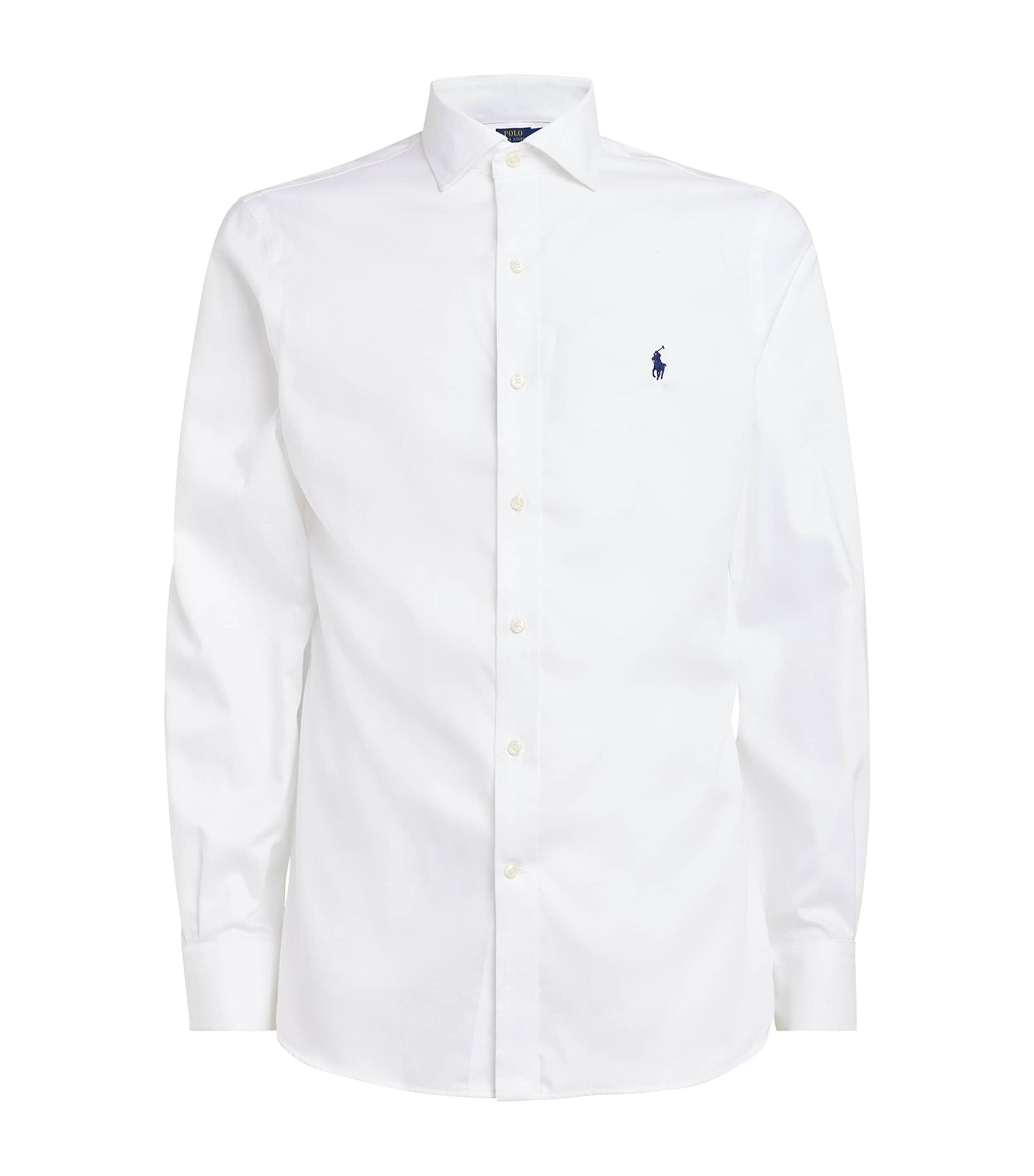 POLO RALPH LAUREN Long Sleeve Sport Shirt Clothing In White Product Image