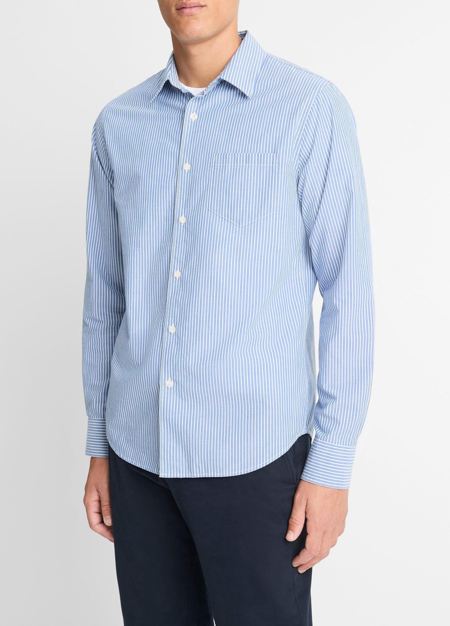 Playa Cotton Poplin Stripe Shirt Product Image