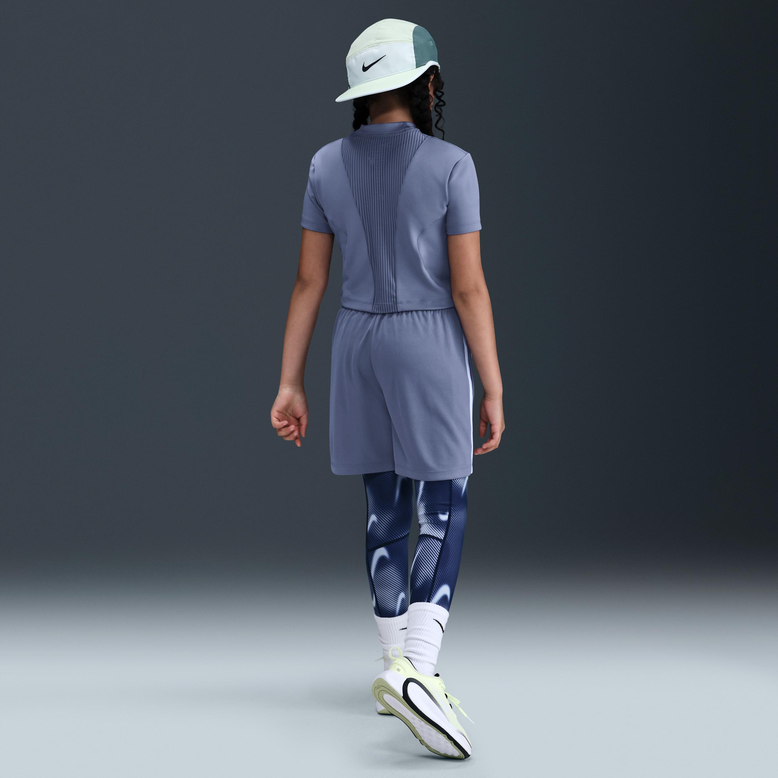 Womens Nike Pro Girls Dri-FIT Short-Sleeve Top | HQ9308-499 Product Image