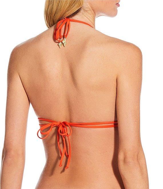 Gianni Bini x Shea Leigh Mills Spritz Lace Textured High Leg Side Tie Swim Bottoms Product Image