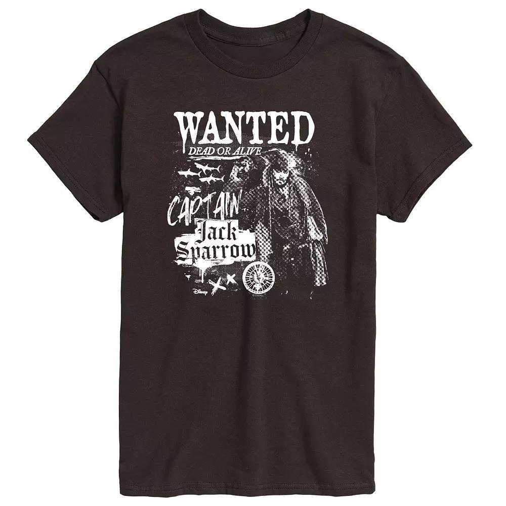 Big & Tall Disney's Pirates of the Caribbean Captain Jack Sparrow Graphic Tee, Men's,  Product Image