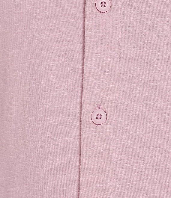 Cremieux Premium Denim Solid Coat Front Knit Shirt Product Image