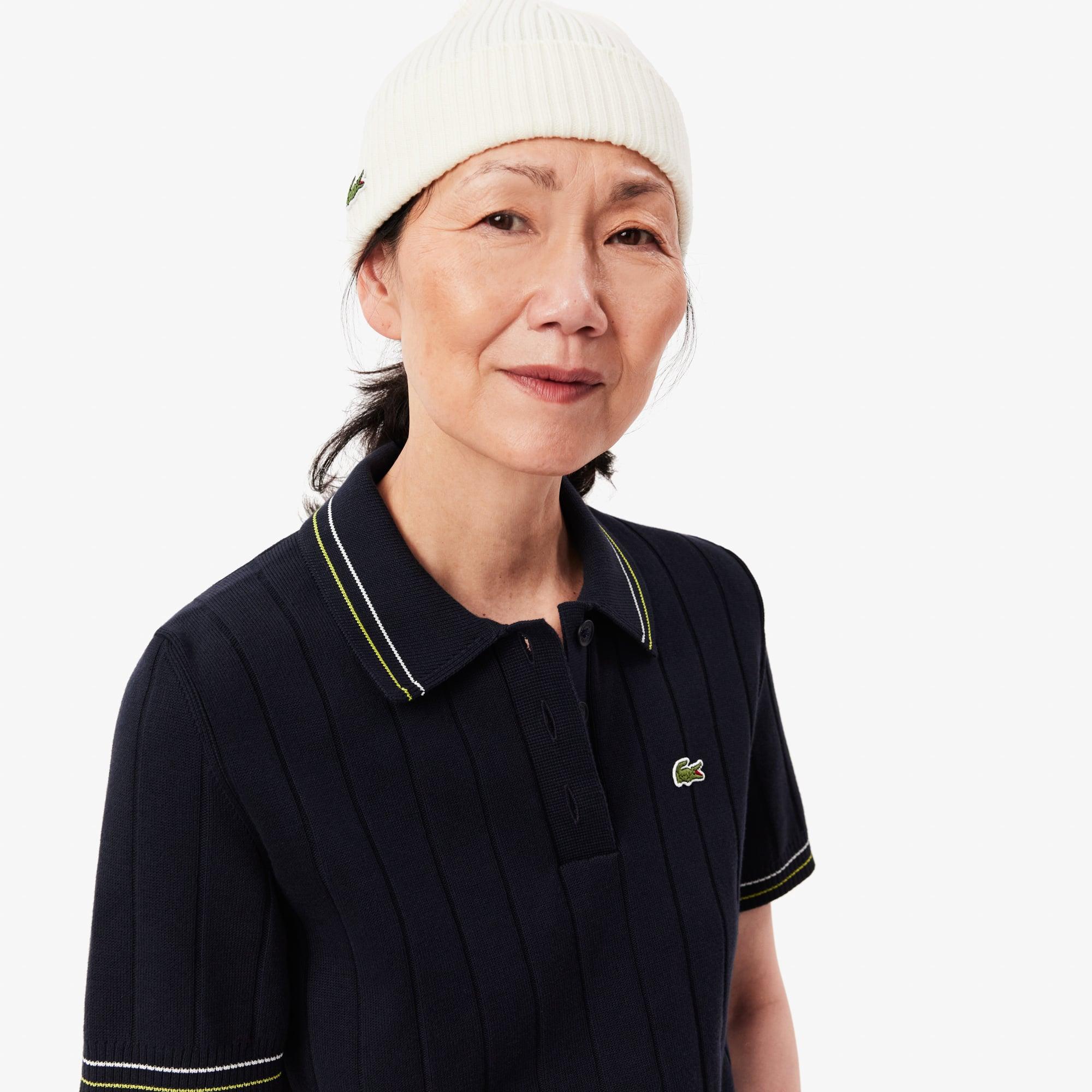 Women's Made In France Ribbed Cotton Polo Product Image
