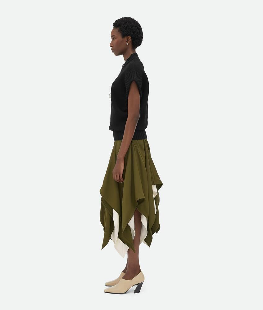 Women's Wool Gilet in Black Product Image