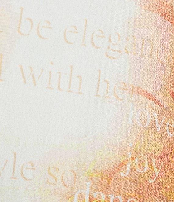 John Mark Embroidered Floral Abstract Kimono Product Image