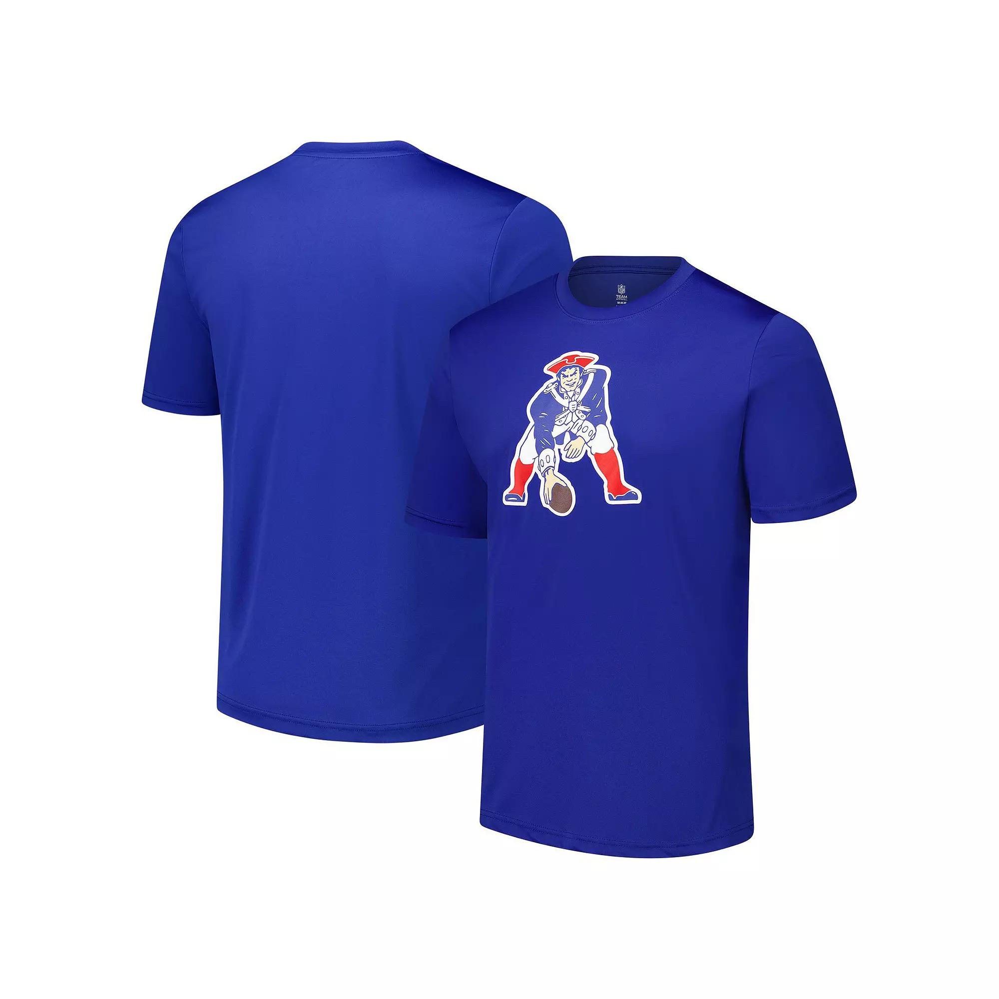 Men's Royal New England Patriots Stadium Retro T-Shirt,  Product Image