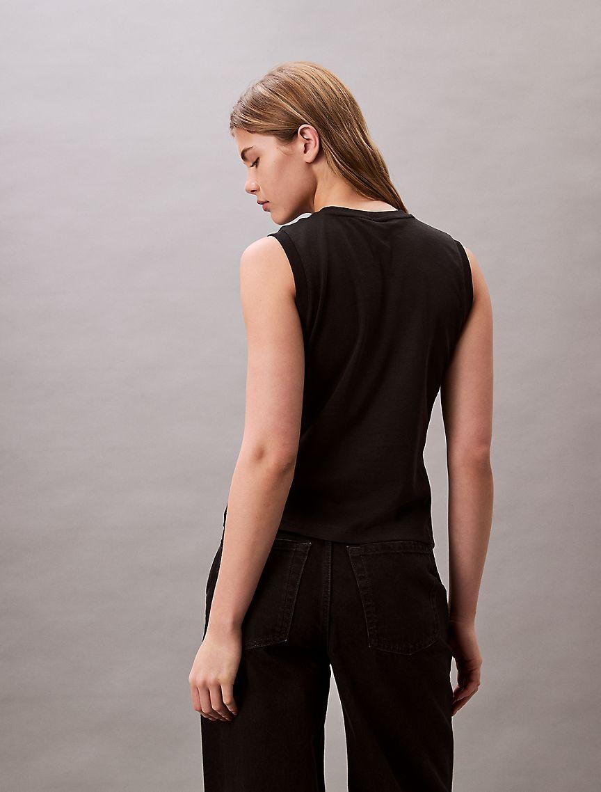 Calvin Klein Womens Liquid Cotton Tank Top Product Image