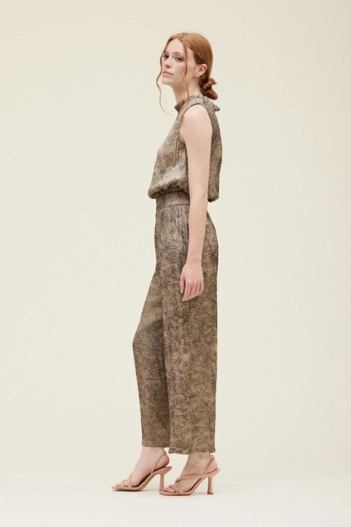 Ruffle Neck Jumpsuit Product Image