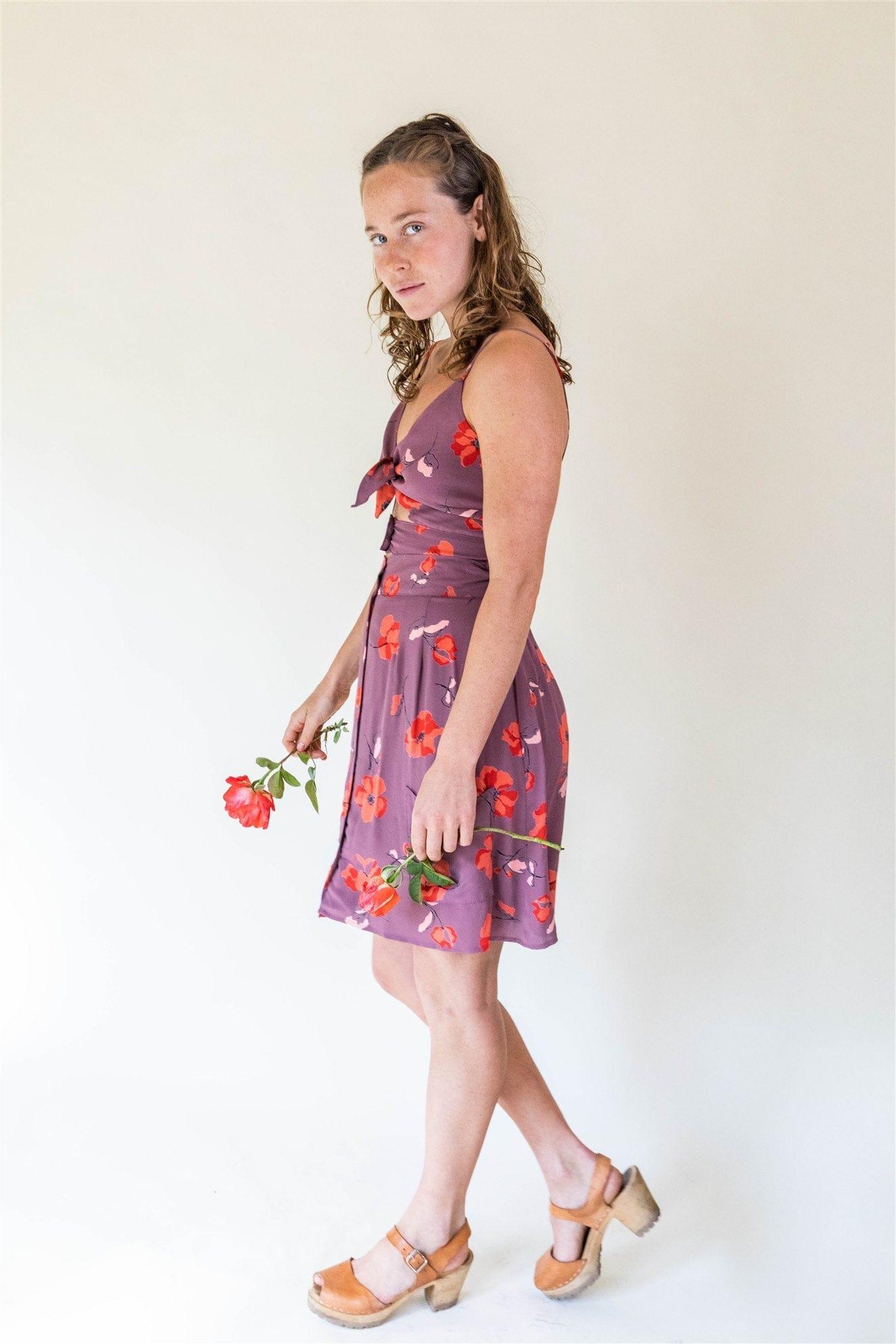 Dee Dee Top in Purple Poppy Product Image