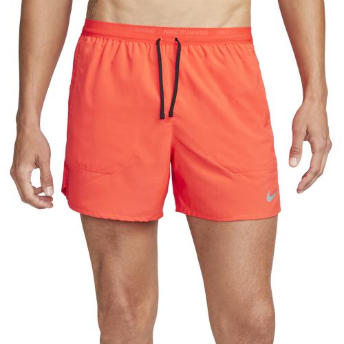 Nike Mens Nike Dri-FIT Stride 5 BF Shorts - Mens Bright Crimson/Black/Reflective Silver Product Image