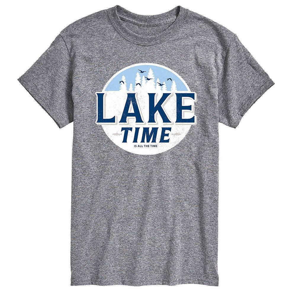 Big & Tall Lake Time Graphic Tee, Men's,  Product Image