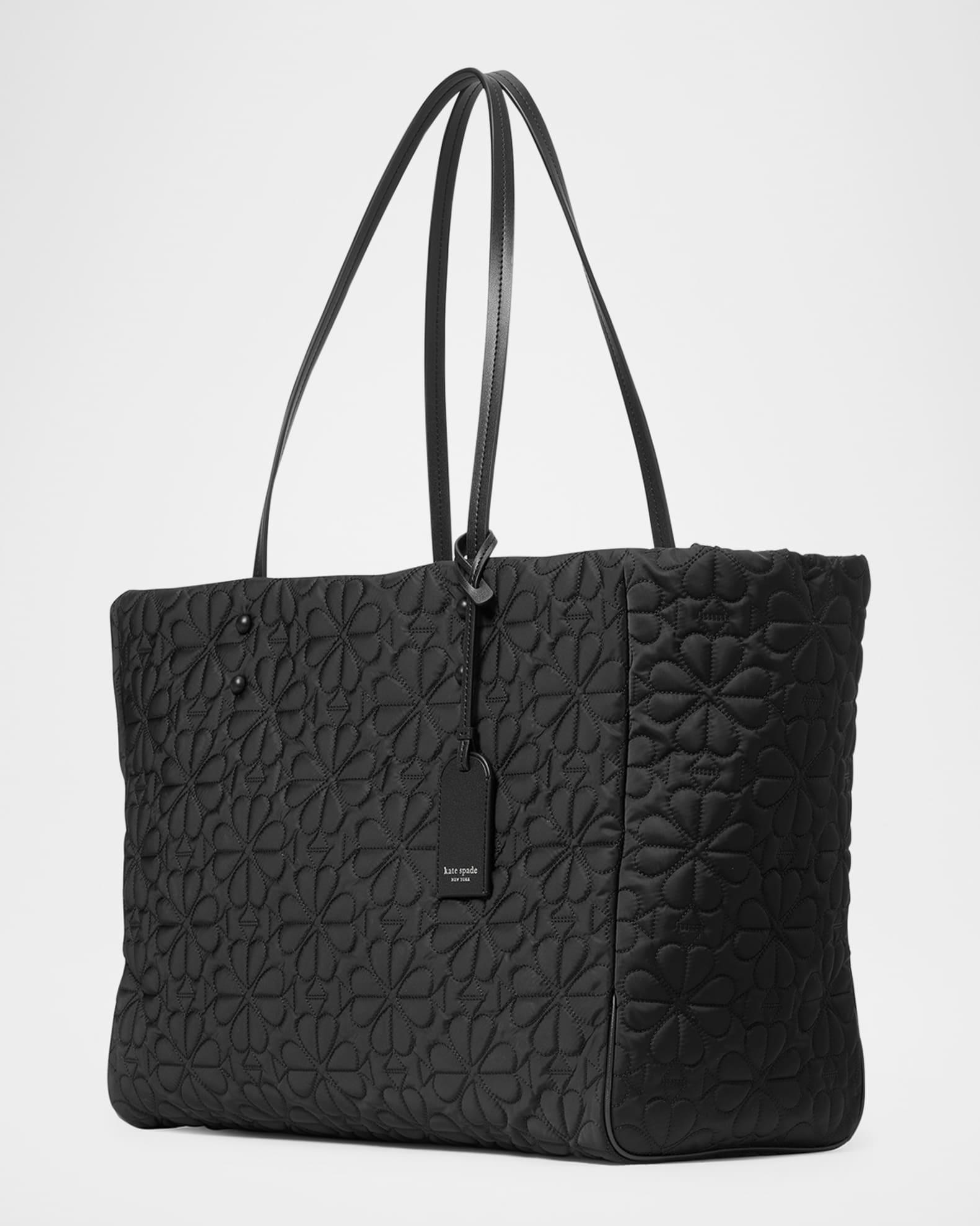 tilly large quilted fabric tote bag Product Image