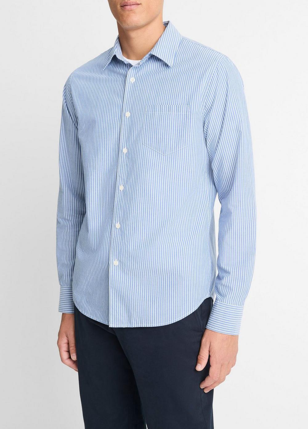 Playa Cotton Poplin Stripe Shirt Product Image