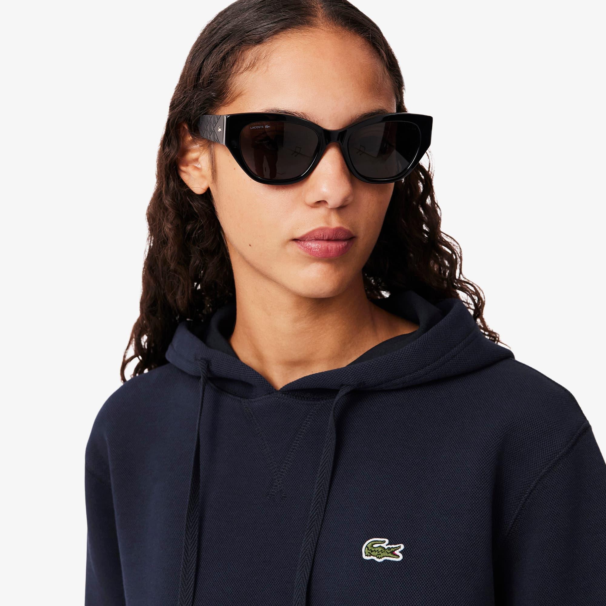 Women's Relaxed Fit Piqué Hoodie Product Image