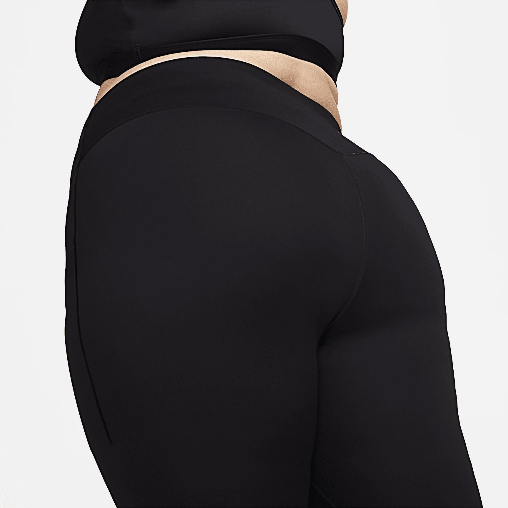 Nike Universa Women's High-Waisted 7/8 Leggings with No Front Seam (Plus Size) Product Image