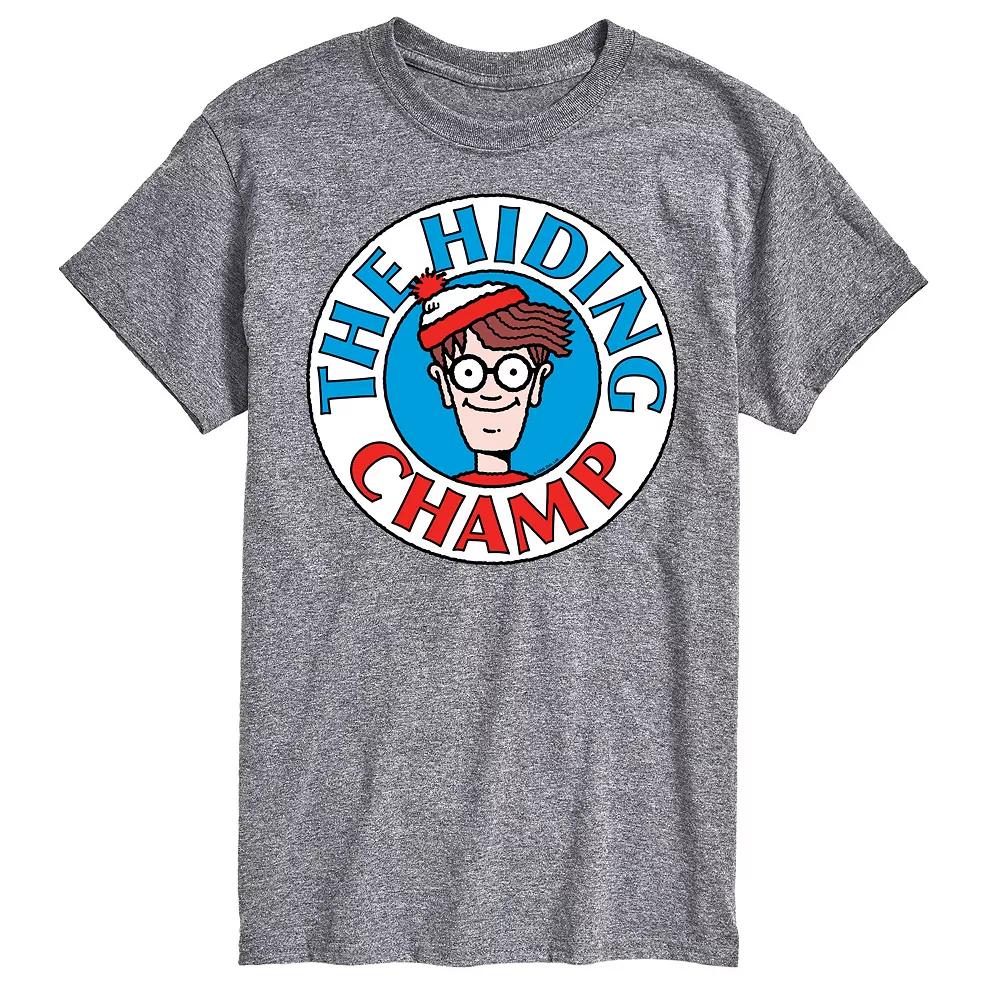 Men's Where's Waldo The Hiding Champ Graphic Tee,  Product Image