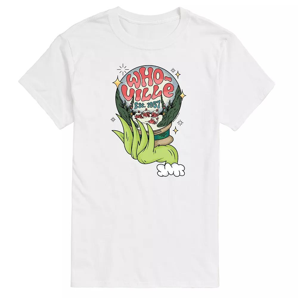 Men's Dr. Seuss The Grinch Whoville Globe Graphic Tee,  Product Image