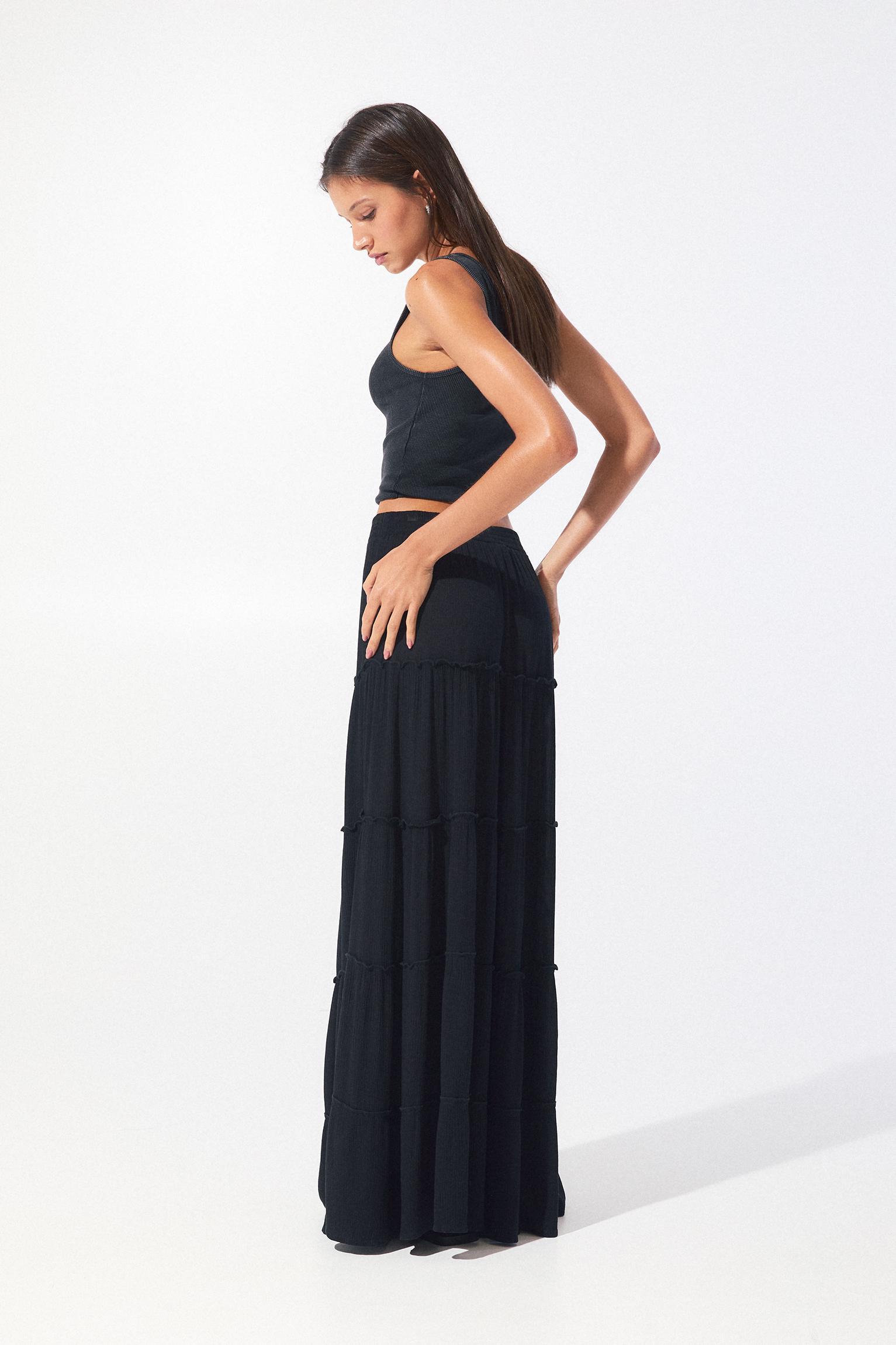 Paneled midi skirt Product Image