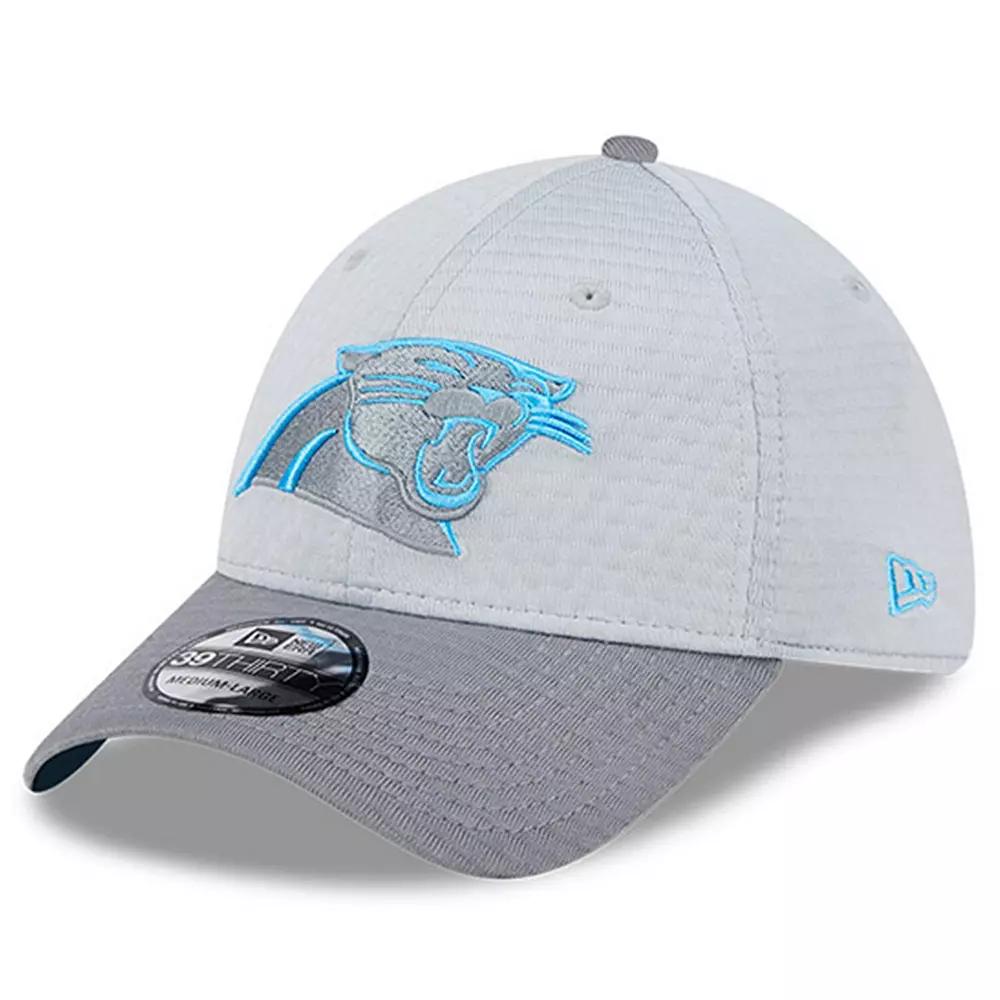 Men's New Era Gray Carolina Panthers 2024 NFL Training Camp 39THIRTY Flex Hat, Size: Medium/Large, Grey Product Image