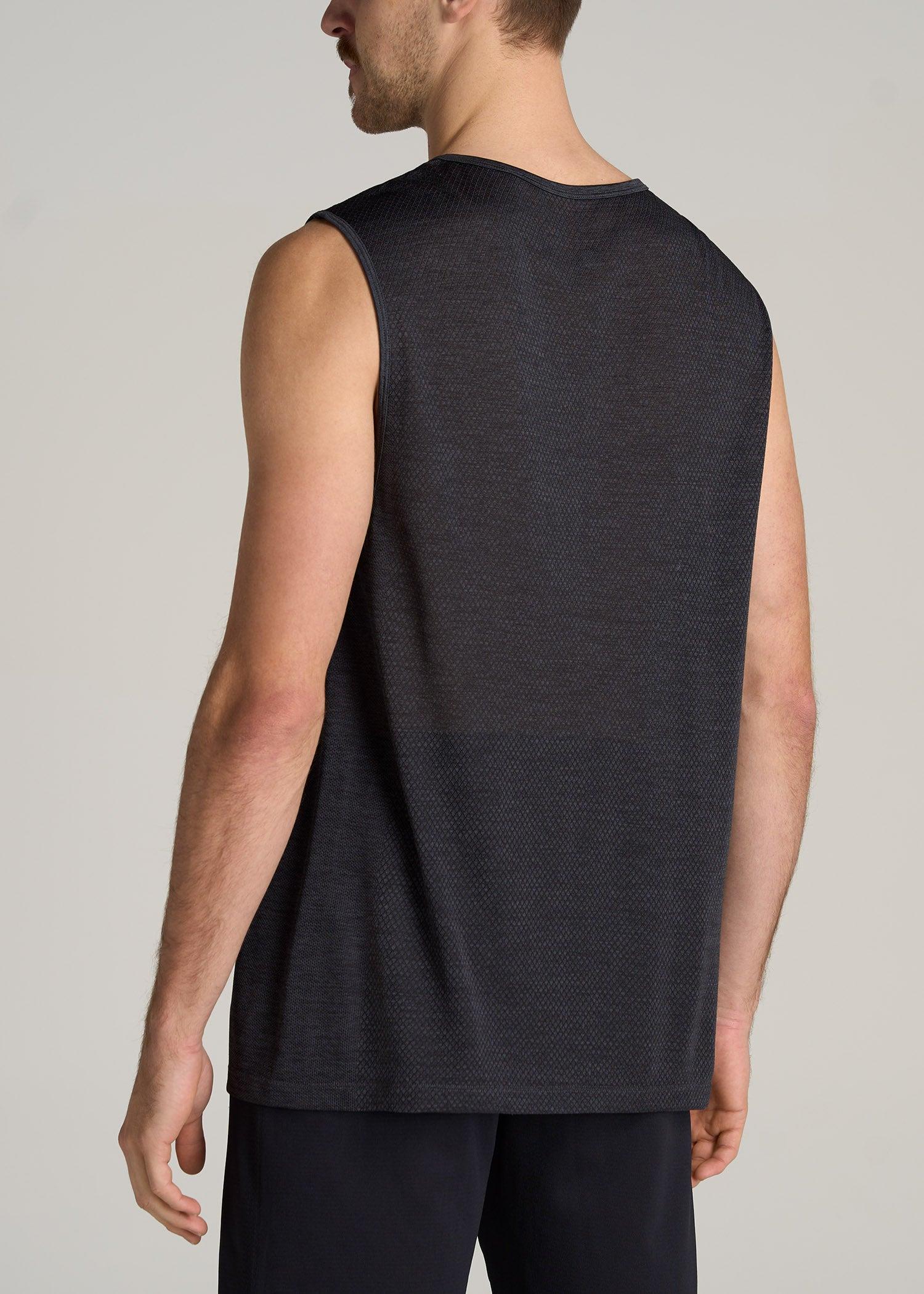A.T. Performance MODERN-FIT Engineered Tall Tank Top in Charcoal Mix Product Image
