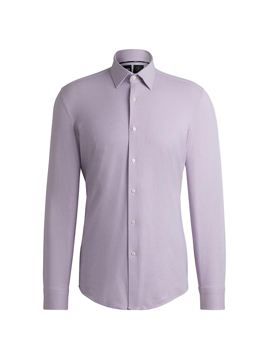 Mens Slim Fit Shirt in Performance Stretch Jersey Product Image