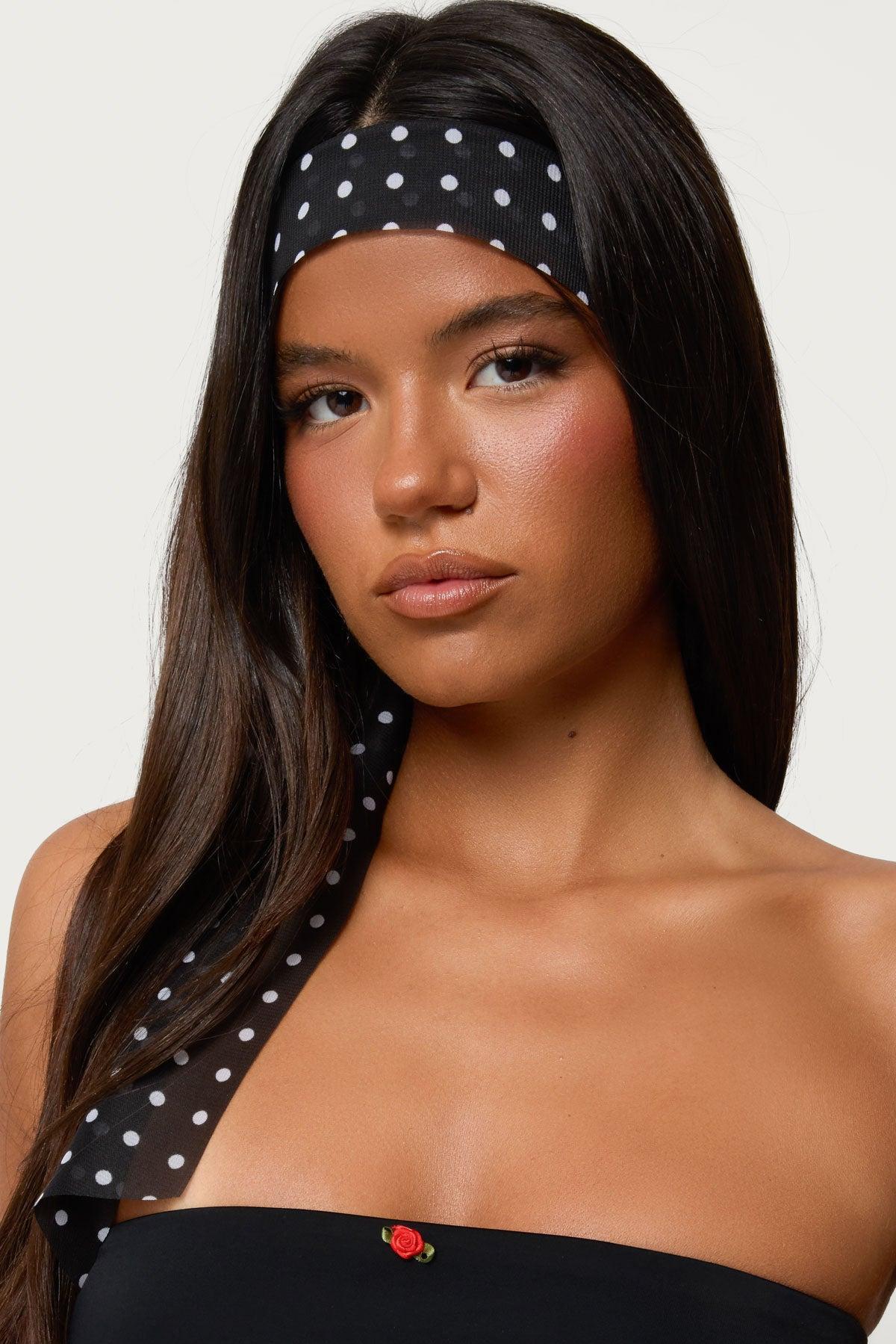 Polka Dot Sheer Scarf Product Image