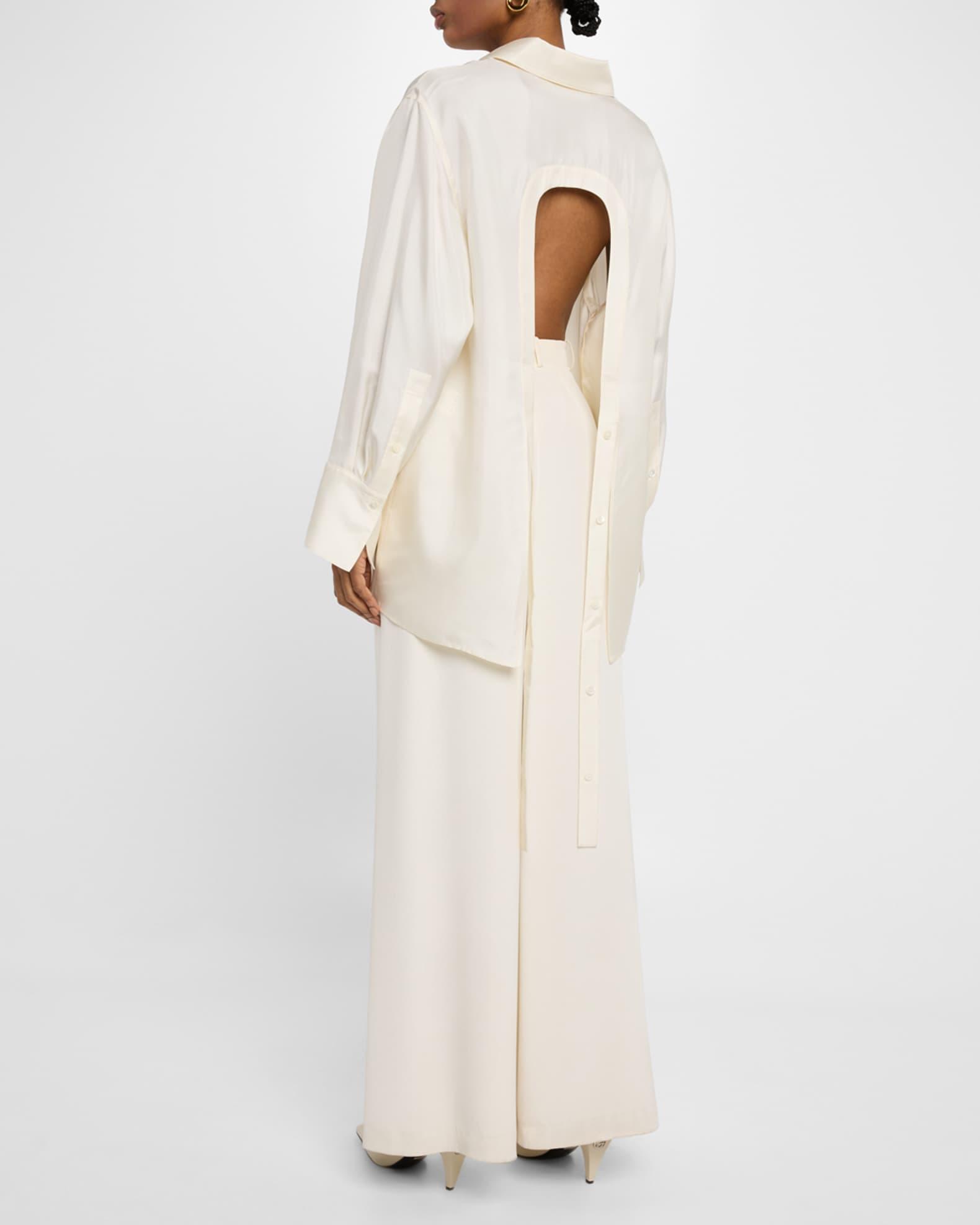 Deconstructed Silk Shirt Product Image