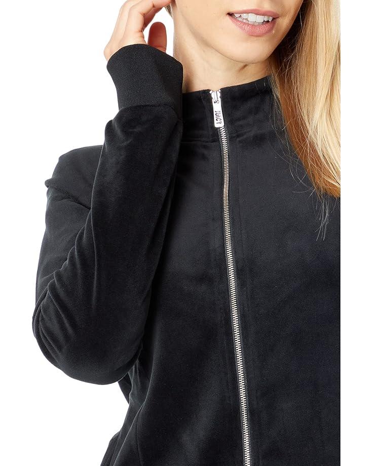 Relaxed Velour Zip Hoodie Product Image