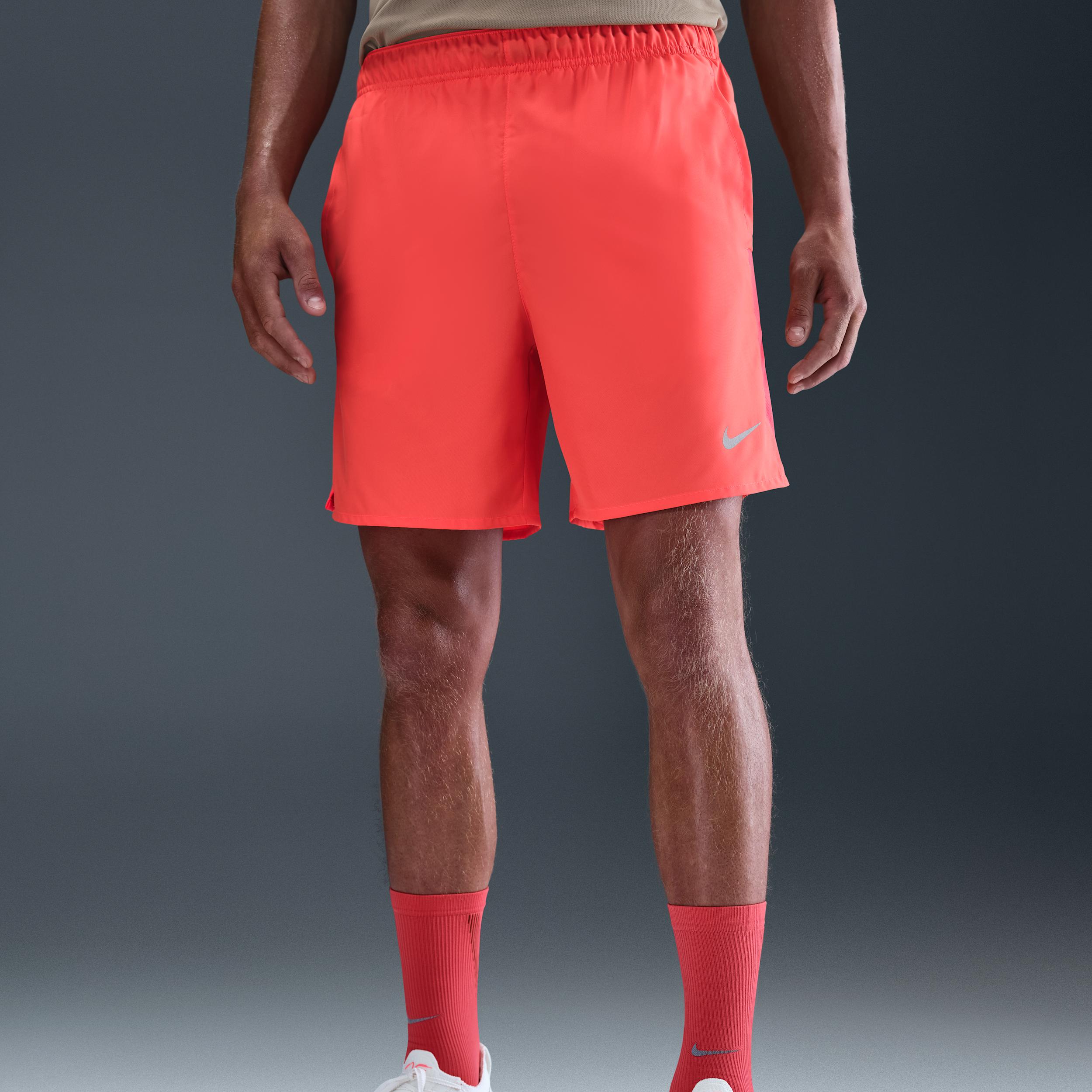 Nike Mens Challenger Dri-FIT 7 Brief-Lined Running Shorts | DV9359-635 Product Image