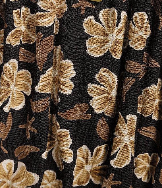 Rip Curl Soleil Long Sleeve Floral Cropped Coordinating Top Product Image